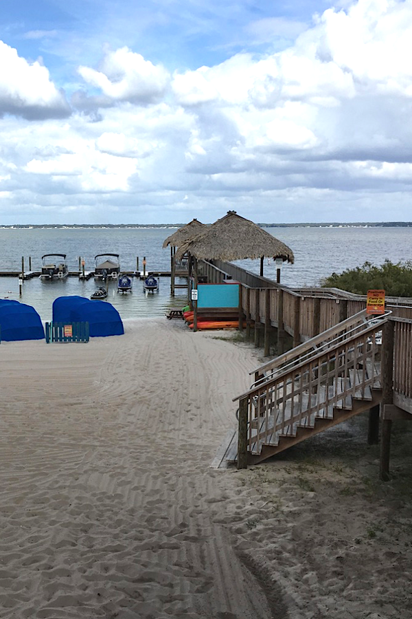 alt="The views from Eatons Beach Bar and Grill, Ocala, Florida"