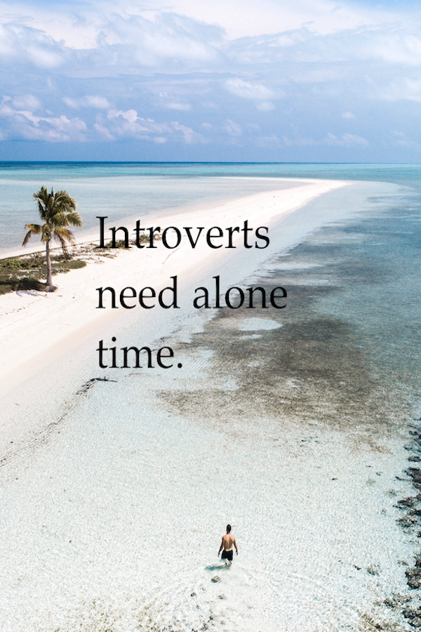alt="Stress Release Travel Tips for Extroverts and Introverts. Introverts need down time."