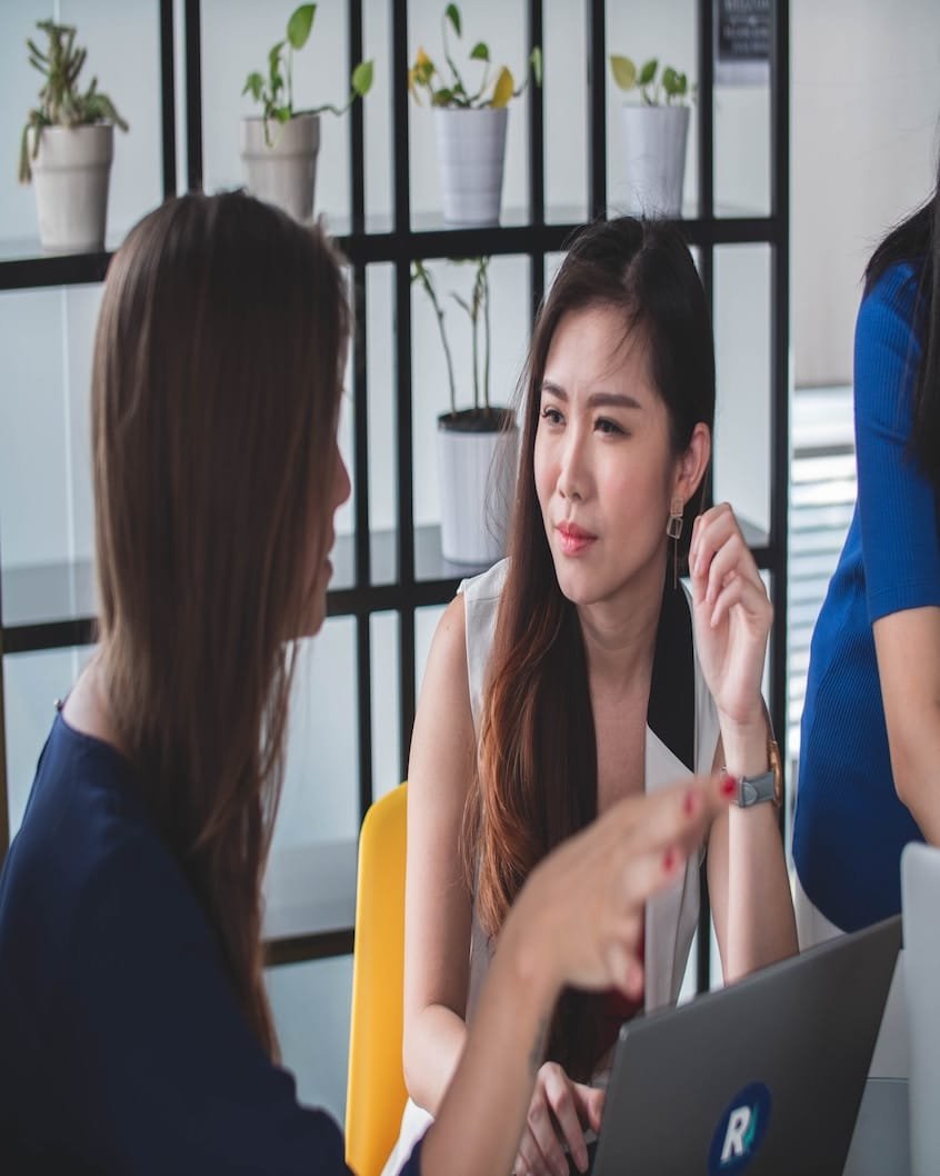 alt="Women Listening"