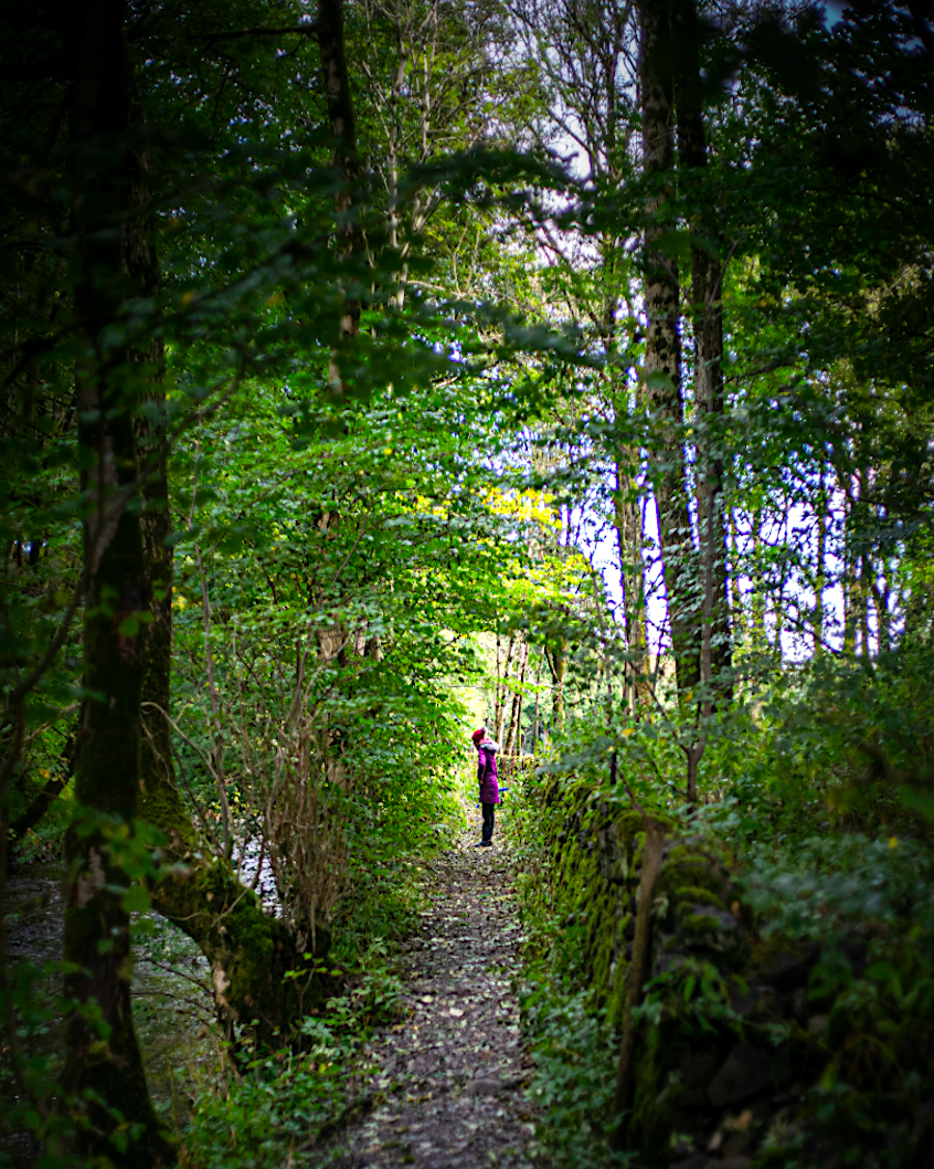 alt="Women on a walk soul focused."